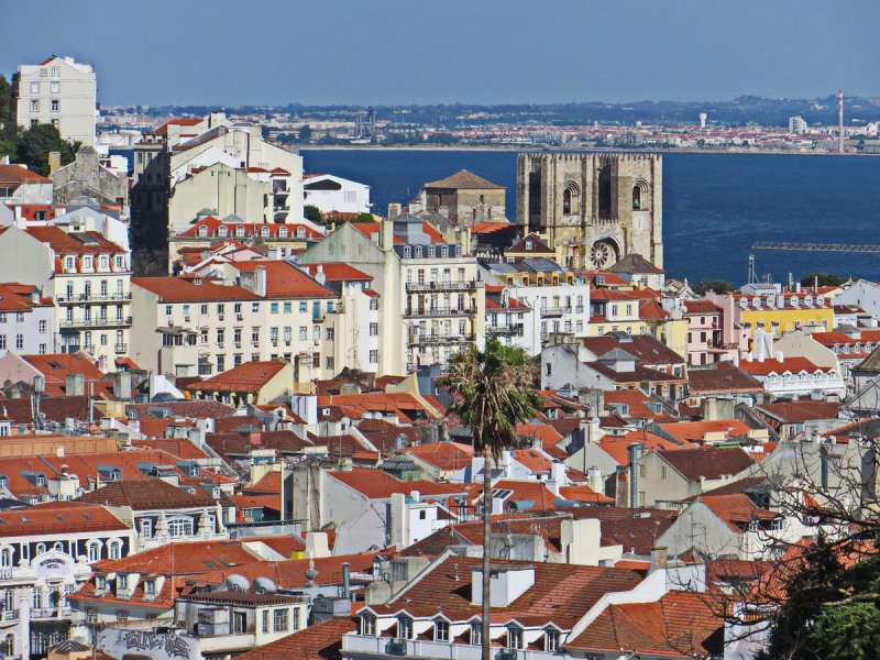 Day 1 in Lisbon (Basílica da Estrela - Tram 28 - Commerce Square - Miradouro de São Pedro de Alcantara)