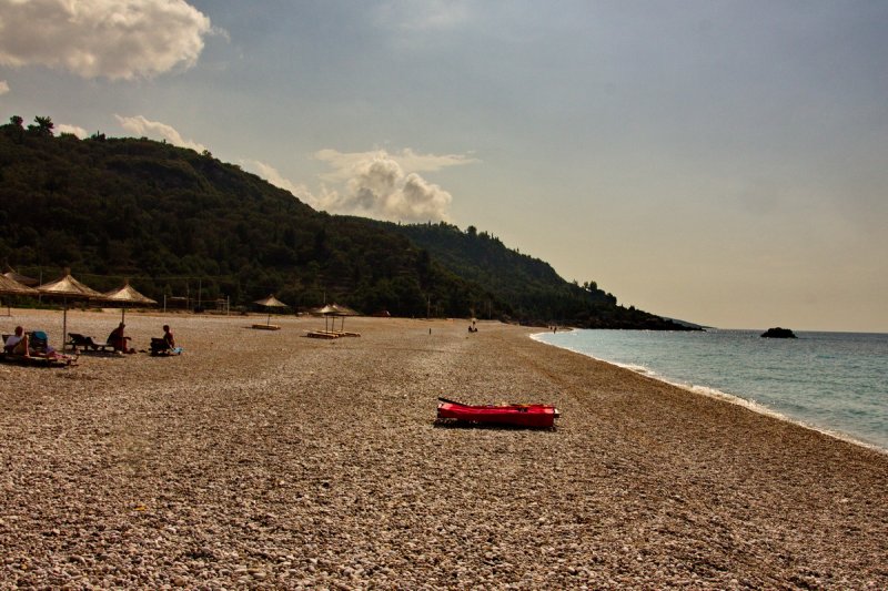 Traveling to Albania: Day 6 (Llogara pass-Albanian riviera-campsite Kraneo)